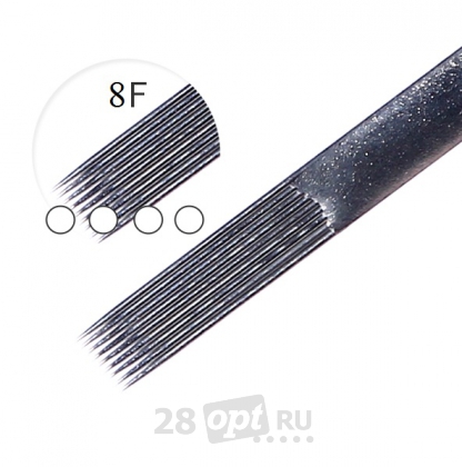 Картриджи для художественной татуировки EZ Filter FC-1205RLMT, Round Liner 5, 0,35 мм, коробка 10 шт.
