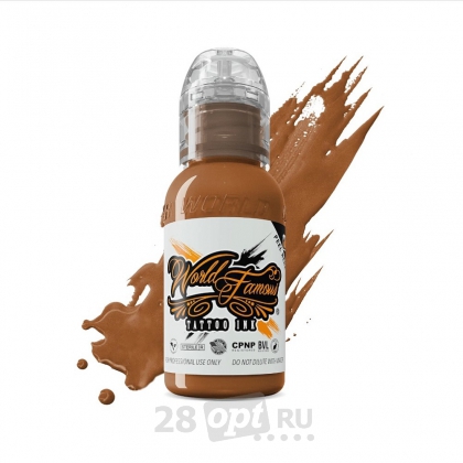 Краска для художественной татуировки World Famous Tattoo Ink, Botticelli Brown, 30 мл