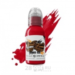 Краска для художественной татуировки World Famous Tattoo Ink, Jack The Ripper Red, 30 мл