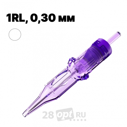 Картриджи для художественной татуировки Mast Pro 1001RLB, Round Liner 1, 0,30 мм, коробка 20 шт.
