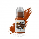 Краска для художественной татуировки World Famous Tattoo Ink, Burnt Orange, 15 мл