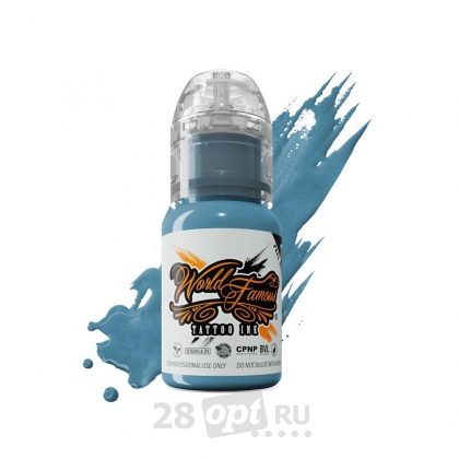 Краска для художественной татуировки World Famous Tattoo Ink, Ford Blue, 15 мл