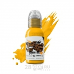 Краска для художественной татуировки World Famous Tattoo Ink, Hori Hui Taiwanese Nice Yellow, 15 мл