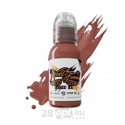 Уцененный товар Краска для художественной татуировки World Famous Tattoo Ink, Oleg Dark Skin, 30 мл