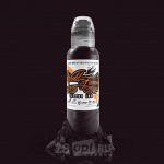 Краска для художественной татуировки World Famous Tattoo Ink, Plumb Island Black, 15 мл