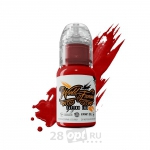 Краска для художественной татуировки World Famous Tattoo Ink, Red Hot, 15 мл