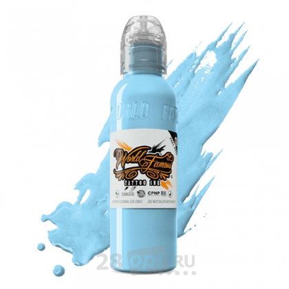 Уцененный товар Краска для художественной татуировки World Famous Tattoo Ink, Sinatra Blue, 60 мл