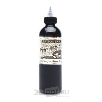 Краска для художественной татуировки Nocturnal Tattoo Ink, Lining and Shading, 240 мл