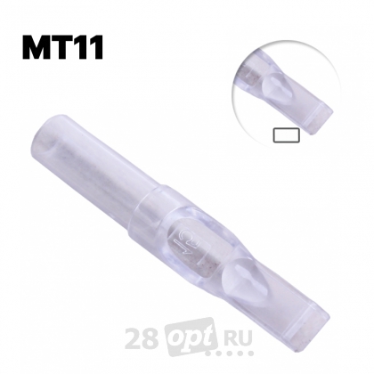 Тату-наконечник Magnum Professional Tip 11, Clear, коробка 50 шт.
