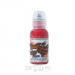 Краска для художественной татуировки World Famous Tattoo Ink, Oleg USSR Red, 30 мл