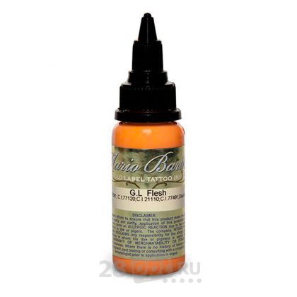 Уцененный товар Тату-краска Mario Barth Gold Label - Flesh Sterile Tattoo Ink, 30 мл