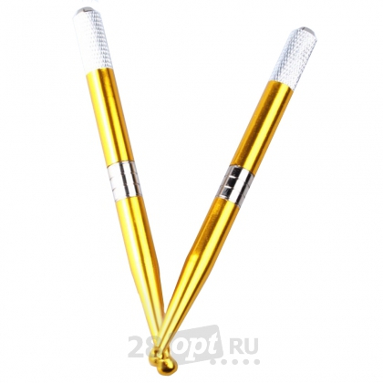 Ручка для микропигментирования MUP3008D, Золотистая