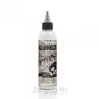 Краска для художественной татуировки Nocturnal Tattoo Ink, Shine White, 60 мл