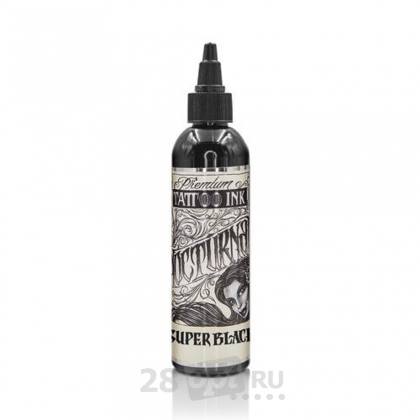 Краска для художественной татуировки Nocturnal Tattoo Ink, Super Black, 60 мл