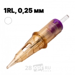 Картриджи для художественной татуировки EZ V-Select VC-P0801RL Round Liner 1, 0,25 мм, коробка 20 шт.